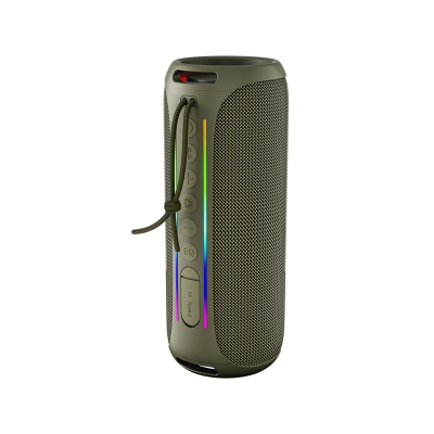 NowGo F6 20W RGB Speaker Su Geçirmez Taşınabilir Kablosuz Bluetooth Hoparlör Yeşil - 2