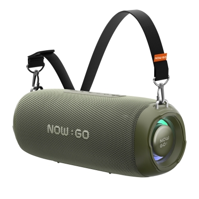 NowGo F8 40W RGB Speaker Su Geçirmez Taşınabilir Kablosuz Bluetooth Hoparlör Yeşil - NowGo