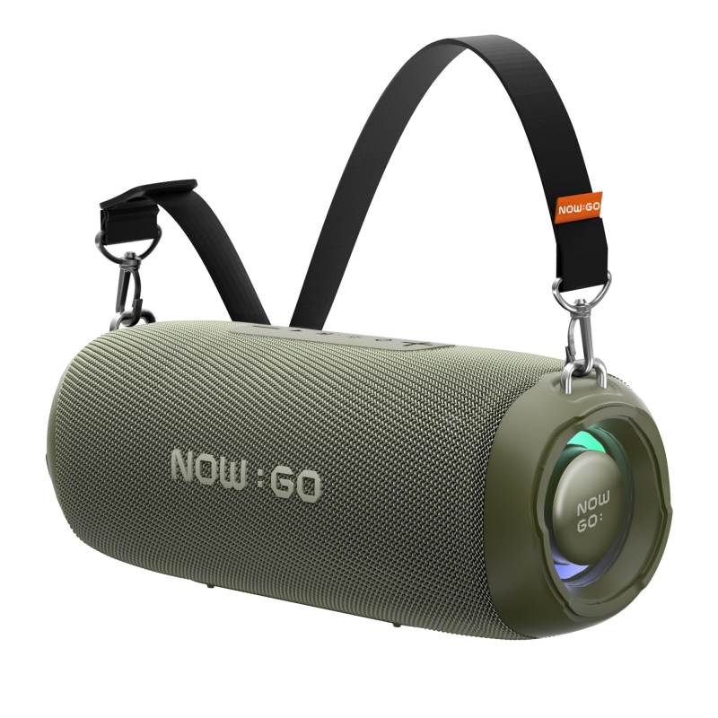 NowGo F8 40W RGB Speaker Su Geçirmez Taşınabilir Kablosuz Bluetooth Hoparlör Yeşil - 1