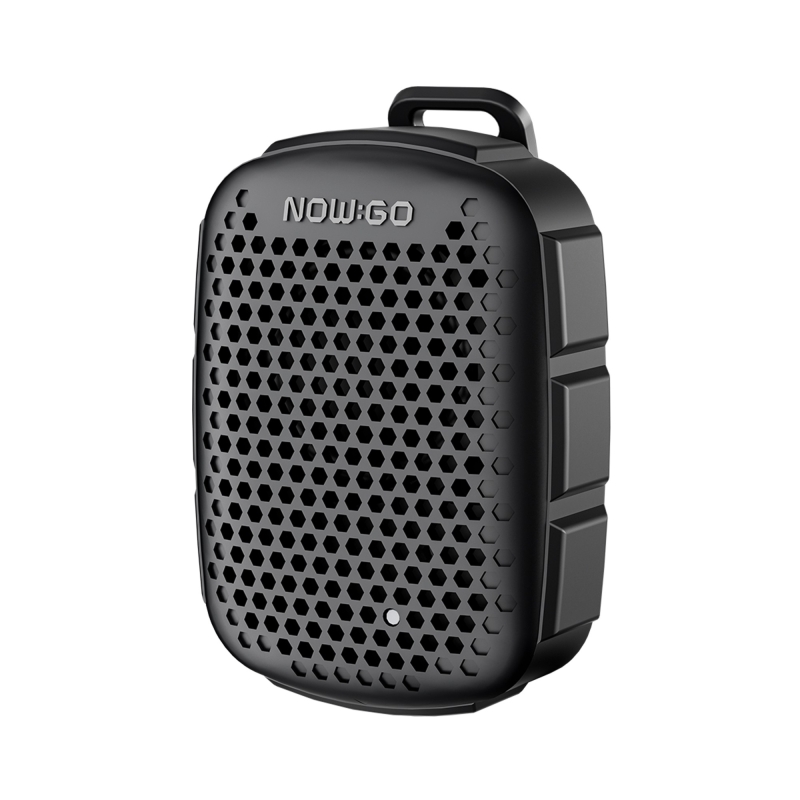 NowGo Lava Clip 5W Klipsli Su Geçirmez Taşınabilir Mini Bluetooth Hoparlör Siyah - 1