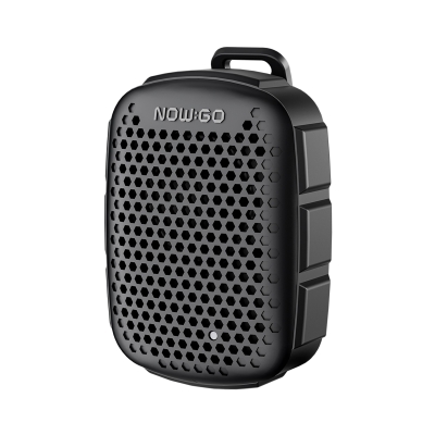 NowGo Lava Clip 5W Klipsli Su Geçirmez Taşınabilir Mini Bluetooth Hoparlör Siyah - NowGo
