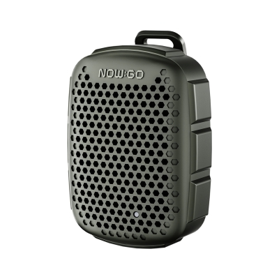 NowGo Lava Clip 5W Klipsli Su Geçirmez Taşınabilir Mini Bluetooth Hoparlör Yeşil - NowGo