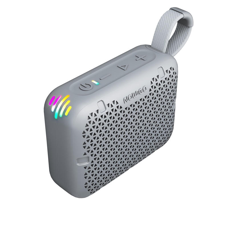 NowGo Stone M1 5W Su Geçirmez Taşınabilir Bluetooth 5.4 Hoparlör Gri - 10
