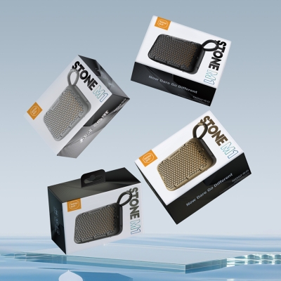 NowGo Stone M1 5W Su Geçirmez Taşınabilir Bluetooth 5.4 Hoparlör Kahverengi - 9