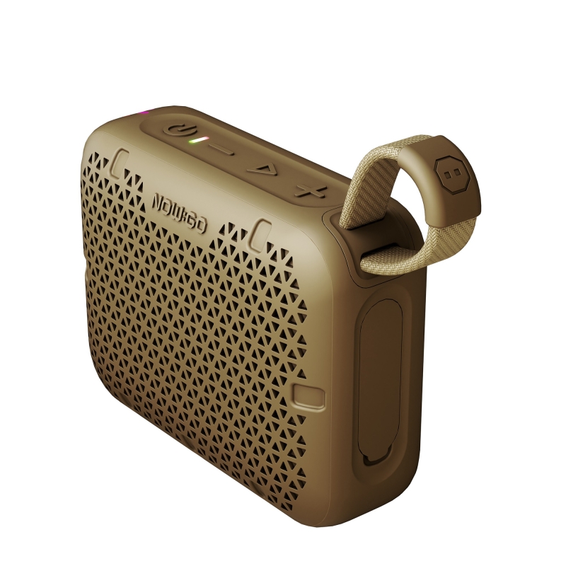 NowGo Stone M1 5W Su Geçirmez Taşınabilir Bluetooth 5.4 Hoparlör Kahverengi - 11