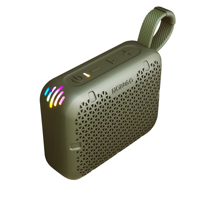 NowGo Stone M1 5W Su Geçirmez Taşınabilir Bluetooth 5.4 Hoparlör Yeşil - 10