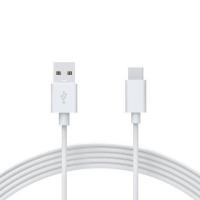 Omars USB Type-C 3A Hızlı Şarj ve Data Kablosu Beyaz 1 Metre - Omars