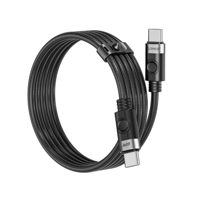 Orico 3A 60W PD Type-C to Type-C Hızlı Şarj ve Data Kablosu 1 Metre Siyah - Orico