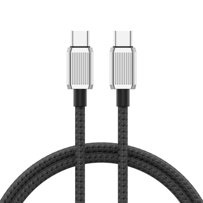 Orico 60W 3A PD Type-C to Type-C Hızlı Şarj ve Data Kablosu 1 Metre Siyah - 2