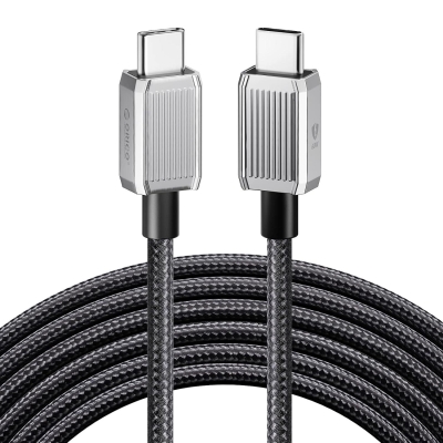 Orico 60W 3A PD Type-C to Type-C Hızlı Şarj ve Data Kablosu 1 Metre Siyah - Orico