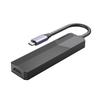 Orico Type-C Bağlantılı PD55W 2 USB Portlu HDMI Type-C TF/SD Docking Station Siyah - Orico