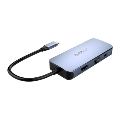 Orico Type-C to 3*USB 3.0 4K HDMI Gigabit Ethernet PD Çoklayıcı Dönüştürücü Hub - Orico