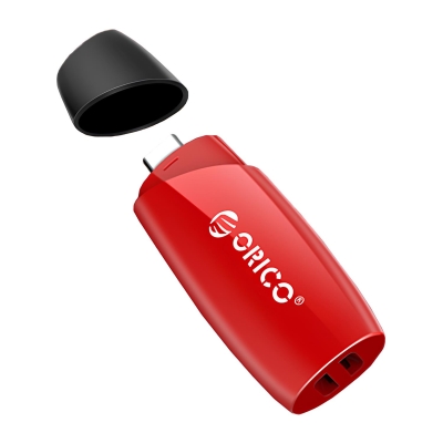 Orico Type-C USB3.2 Gen1 64GB USB-C Flash Bellek Kırmızı - Orico