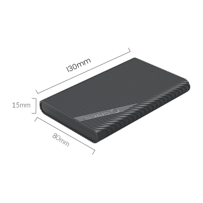 Orico USB 3.1 Gen1 Type-C 2.5” inch SATA SSD Hard Disk Kutusu Siyah - 5