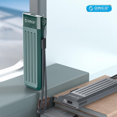 Orico USB 3.1 Gen2 Type-C 10Gbps M.2 NVMe SATA SSD Disk Kutusu Gri - 4