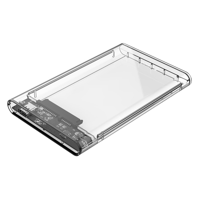 Orico USB 3.1 Gen2 Type-C 2.5” inch SATA SSD Hard Disk Kutusu Şeffaf - 3