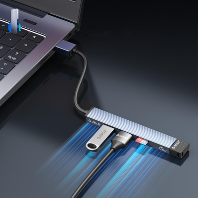 Orico USB-A to USB 3.0 Alüminyum Alaşım 4 Portlu Çoklayıcı HUB - 2