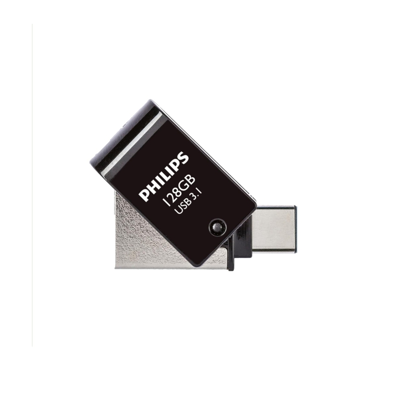 Philips 128GB OTG Dual Drive Type-C ve USB Flash Bellek - 1