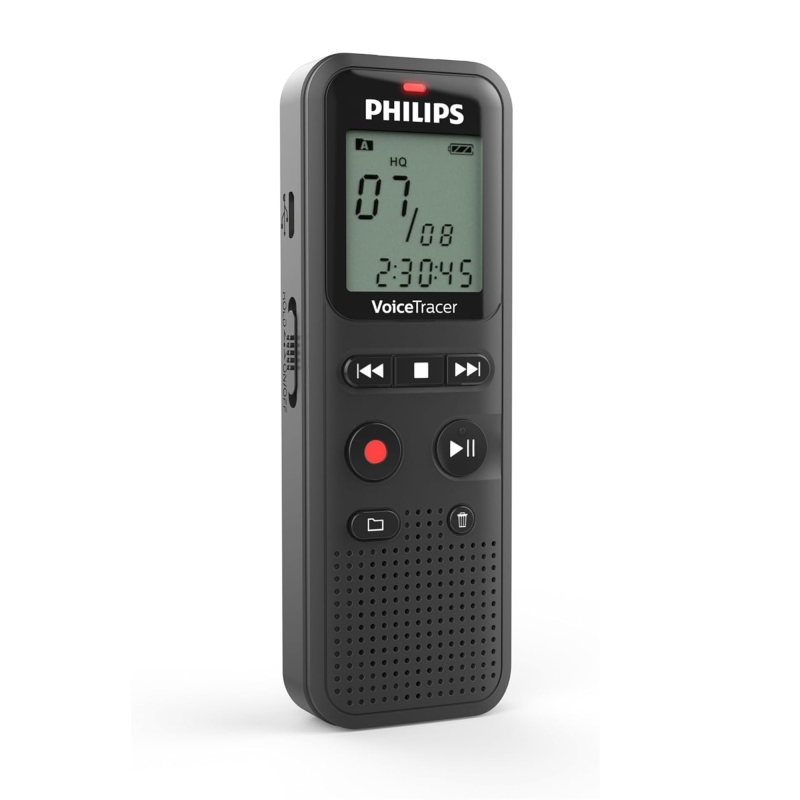 Philips DVT1160 VoiceTracer 8GB Taşınabilir Ses Kayıt Cihazı - 1