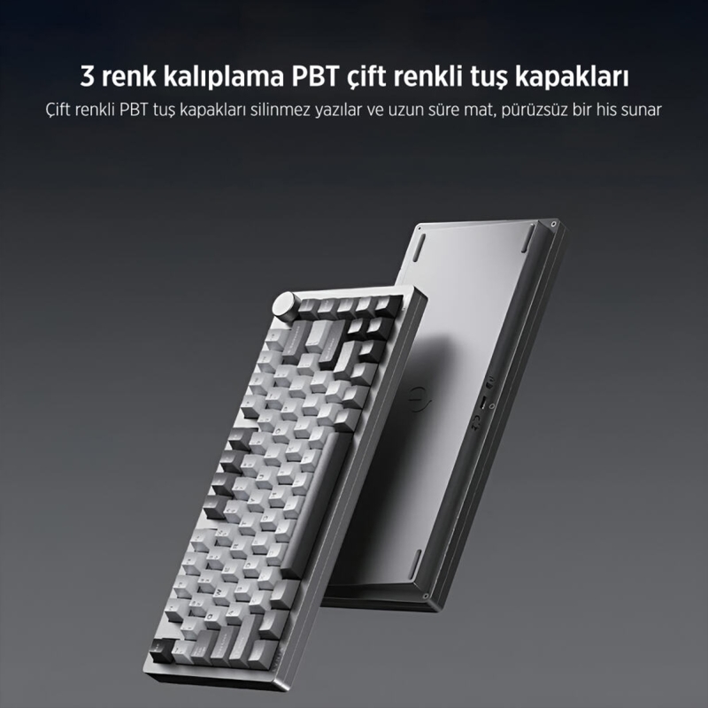 Philips Evnia SPK8618UPRH HotSwap Makrolu 3 Modlu Metal Gaming Oyuncu Klavyesi Mor - 6