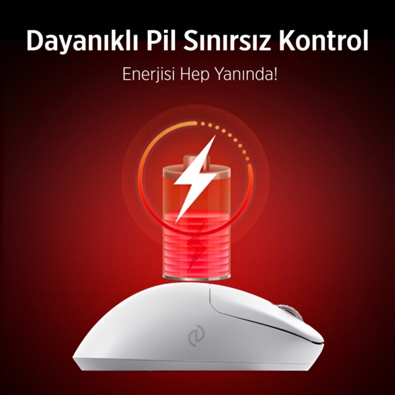 Philips Evnia SPK9418W Kablosuz 12000 DPI PAW3311 Sensörlü Gaming Oyuncu Mouse Beyaz - 4