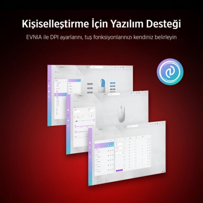 Philips Evnia SPK9418W Kablosuz 12000 DPI PAW3311 Sensörlü Gaming Oyuncu Mouse Beyaz - 8