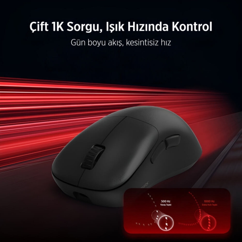 Philips Evnia SPK9418W Kablosuz 12000 DPI PAW3311 Sensörlü Gaming Oyuncu Mouse Beyaz - 3