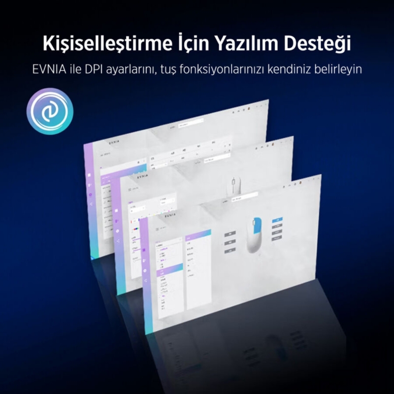 Philips Evnia SPK9618W Kablosuz 26000 DPI PAW3395 Sensörlü Gaming Oyuncu Mouse Beyaz - 7