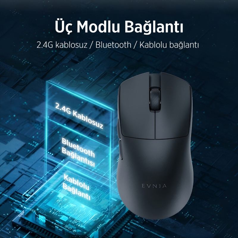 Philips Evnia SPK9718B Lightweight PAW3950 Sensör 36000 DPI 3 Modlu Gaming Oyuncu Mouse Beyaz - 5