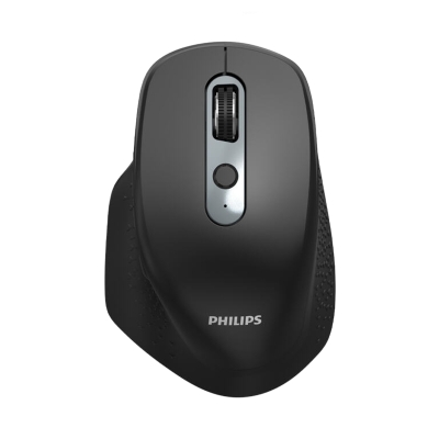 Philips SPK7818 3200 DPI 8 Tuşlu Dual Mod Bluetooth ve 2.4G Kablosuz Ergonomik Sessiz Mouse Siyah - Philips
