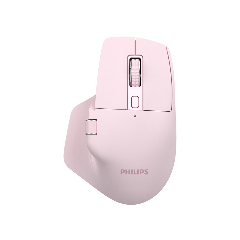 Philips SPK7858 Bluetooth 5.0 4000DPI Şarjlı Sessiz Hızlı Kaydırma Kablosuz Mouse Pembe - 6