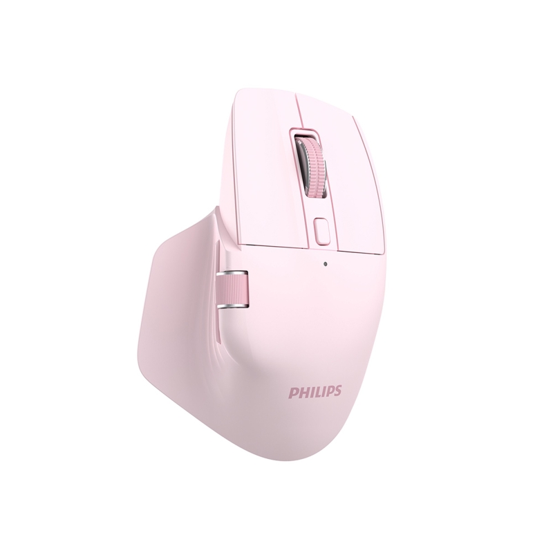 Philips SPK7858 Bluetooth 5.0 4000DPI Şarjlı Sessiz Hızlı Kaydırma Kablosuz Mouse Pembe - 3