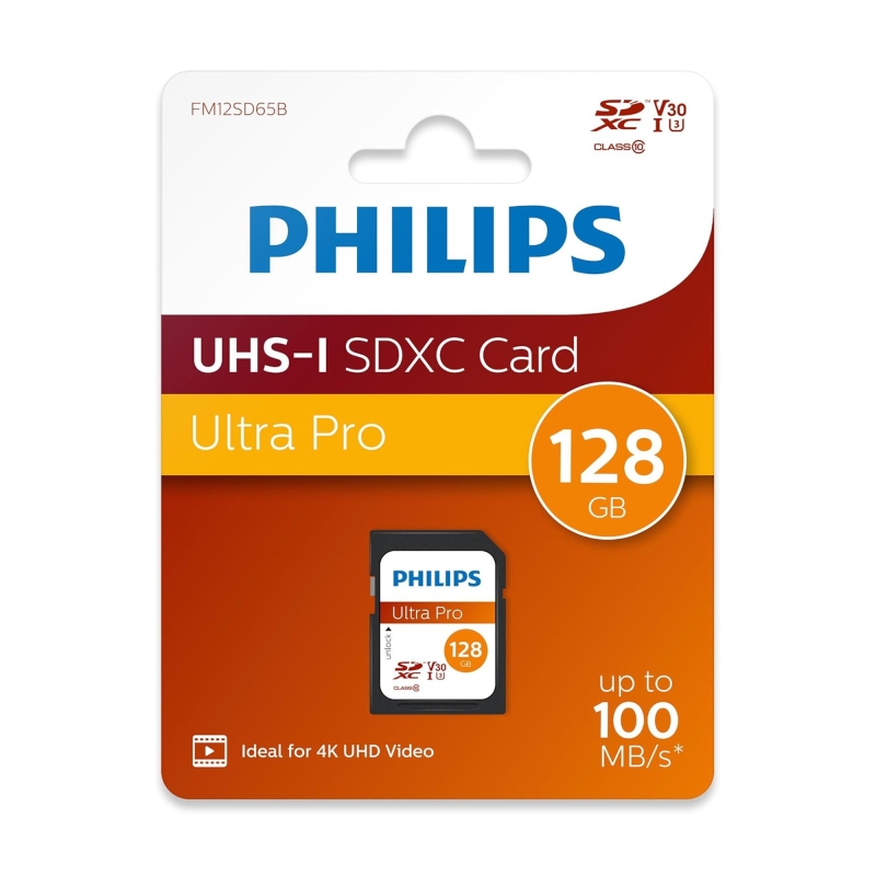 Philips Ultra Pro 128GB SDXC UHS-I U3 V30 Class10 Hafıza Kartı - 2