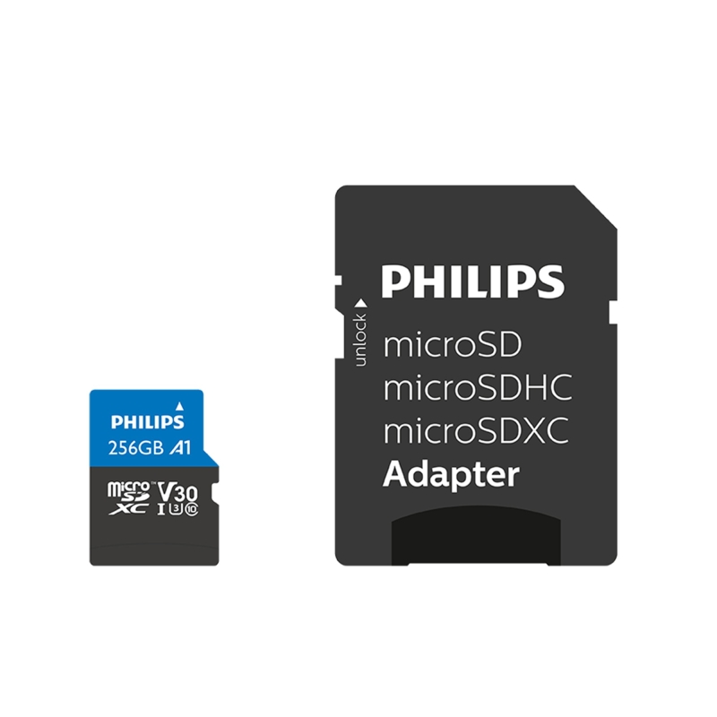 Philips Ultra Pro 256GB Micro SDXC UHS-I U3 V30 Adaptörlü Hafıza Kartı - 2