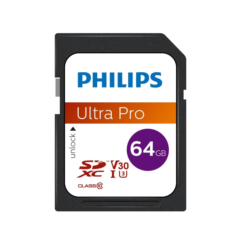 Philips Ultra Pro 64GB SDXC UHS-I U3 V30 Class10 Hafıza Kartı - 3