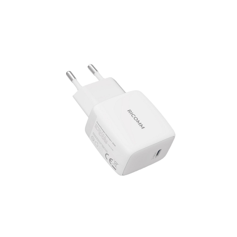 Ricomm 20W GaN USB-C Şarj Aleti QC4.0 PD Hızlı Şarj Cihazı + 2 Metre Type-C 60W Şarj Kablosu - 2