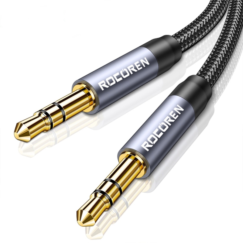 Rocoren 3.5mm Hi-Fi TRS AUX Ses Kablosu 3 Metre - 1