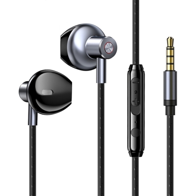 Rocoren 3.5mm Jack Girişli Mikrofonlu Kablolu Kulak İçi Kulaklık - 1