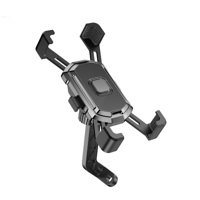 Rocoren 360° Ayarlanabilir Ayna Dibi Bağlantılı Motosiklet Telefon Tutucu - Rocoren