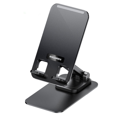 Rocoren 360° Dönebilen Katlanabilir Yükseklik ve Eğim Ayarlı Telefon Tutucu Stand - Rocoren