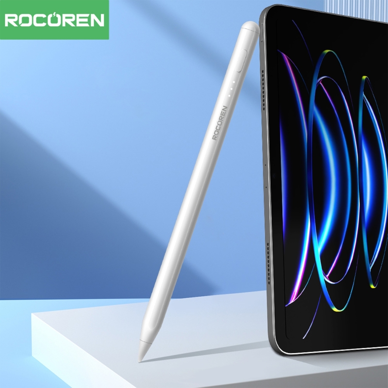 Rocoren Stylus iPad Uyumlu Avuç İçi Red Manyetik Eğime Duyarlı Yazı ve Çizim Kalemi - 2