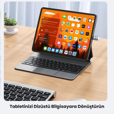 Rocoren USB 3.2 Gen1 Erkek to Type-C Dişi OTG Çevirici Dönüştürücü Adaptör - 4