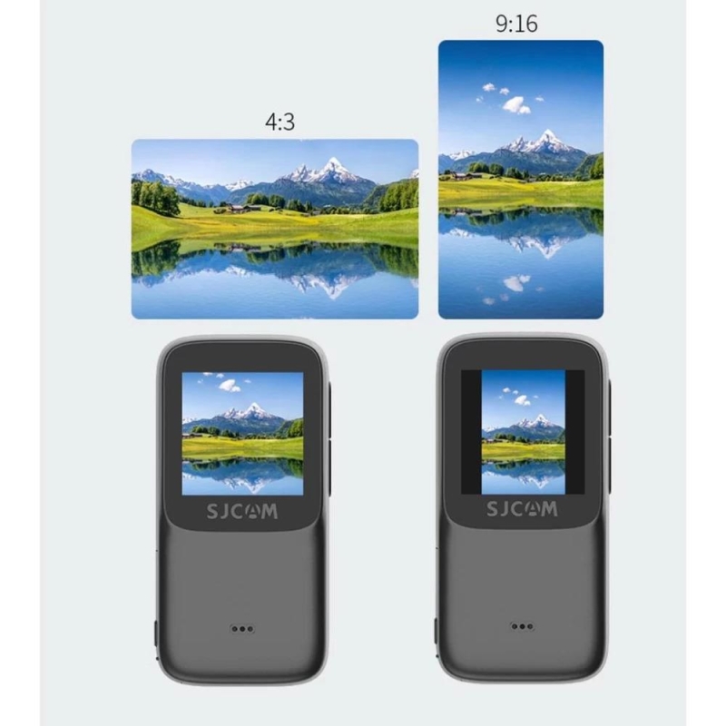 SJCAM C200 4K Mini Aksiyon Kamerası Siyah - 3