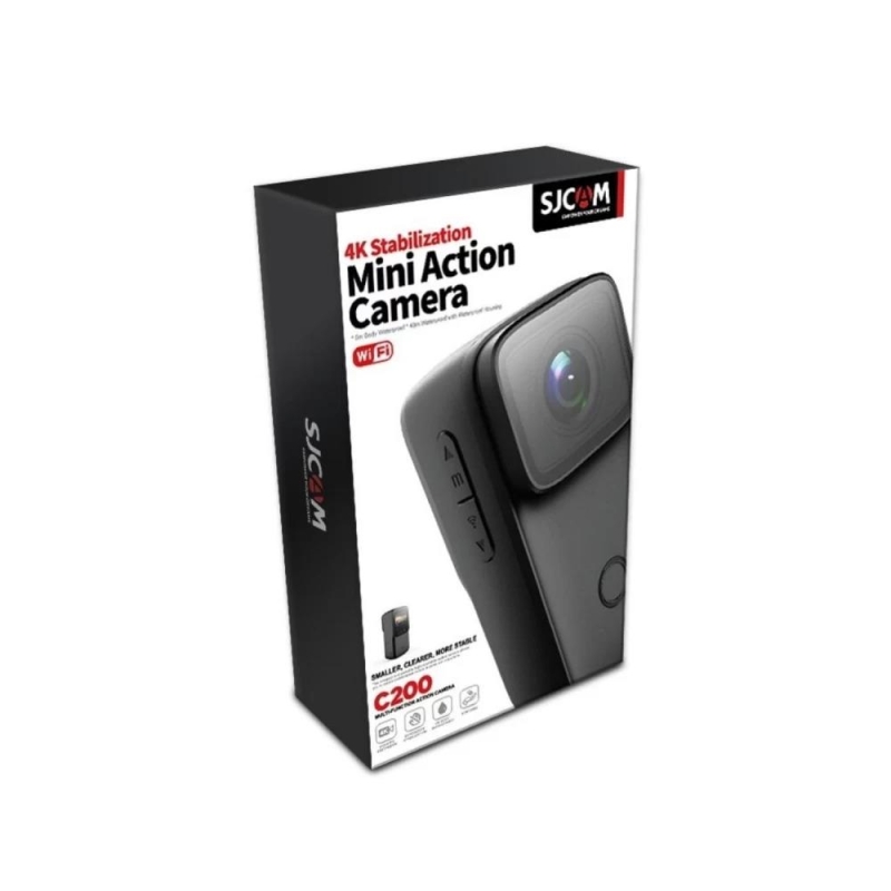 SJCAM C200 4K Mini Aksiyon Kamerası Siyah - 7