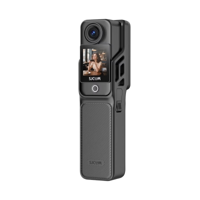 SJCAM C400 Pocket 4K UHD 3'ü 1 Arada Titreşim Engelleme Çift Ekranlı Vlog Aksiyon Kamerası - 7