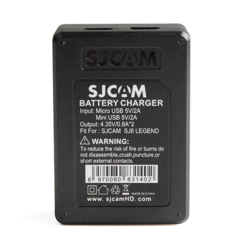 SJCAM SJ6 İkili Yedek Batarya Şarj İstasyonu - 7