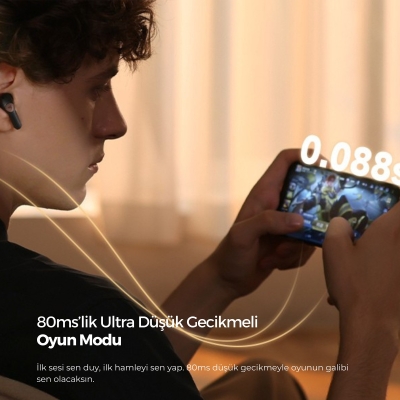 Soundpeats Air4 ANC aptX BT 5.3 TWS Kablosuz Bluetooth Kulaklık Beyaz - 10