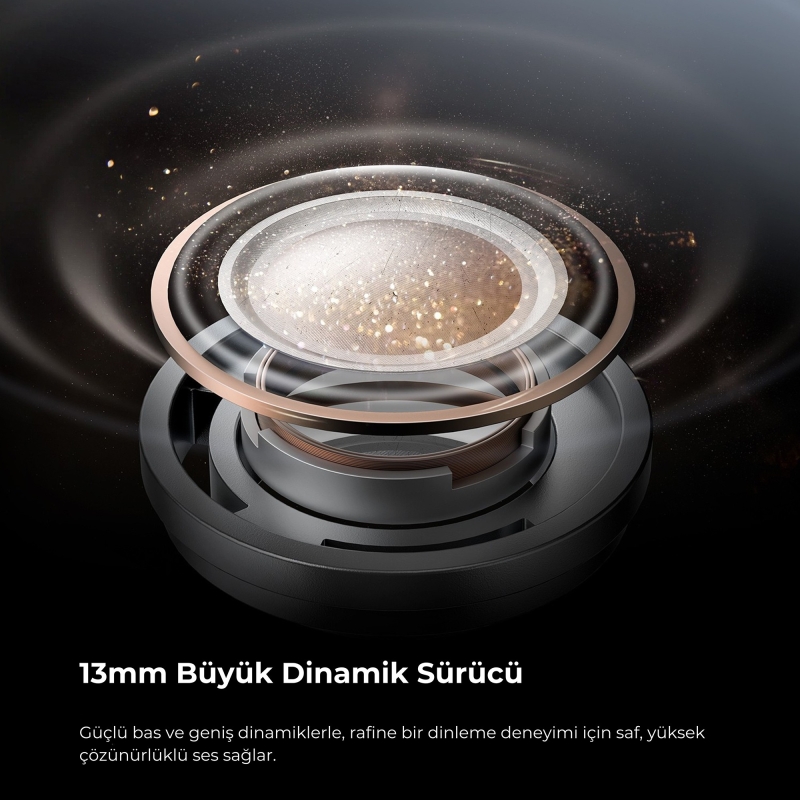 Soundpeats Air4 Pro ANC aptX TWS Kablosuz Bluetooth Kulaklık Siyah - 9