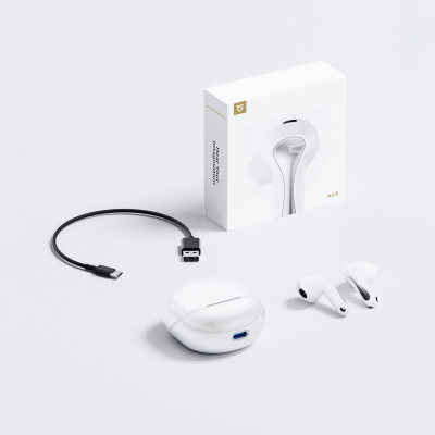 Soundpeats Air5 Hi-Res ANC aptX Kablosuz Bluetooth 5.4 Kulaklık Beyaz - 10