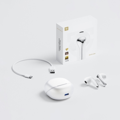 Soundpeats Air5 Lite Hi-Res LDAC ENC TWS Kablosuz Bluetooth 5.4 Kulaklık Beyaz - 9